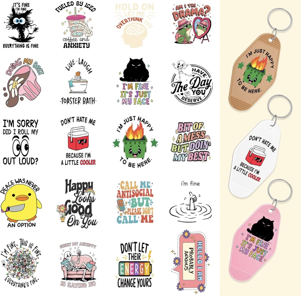 Funny Keychain Designs: Part 2 🤪
