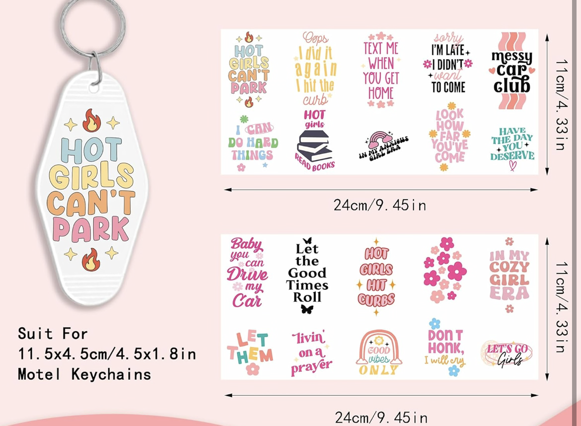 “hot girls” keychain designs ✨