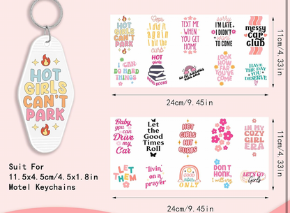 “hot girls” keychain designs ✨