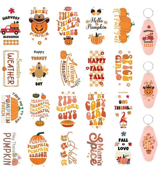 It’s Fall, Y’all Keychain Designs 🍂🍁🎃