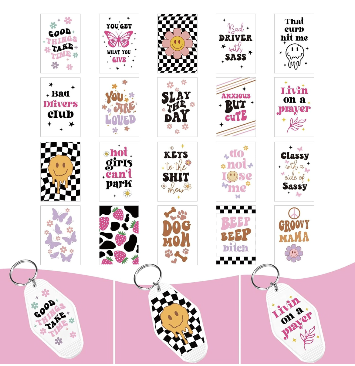 Good Things keychain designs 💞✨
