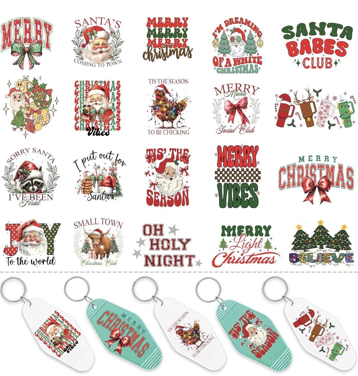 Dreaming of a White Christmas designs 💚✨🎄