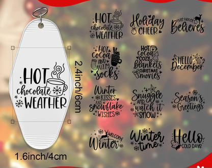 Holiday Cheer Keychain Designs 🎄🎁