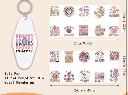 Tis’ the Spooky Season Keychain Designs 🎃🖤✨