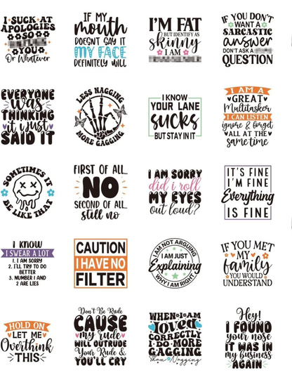 “No Filter” keychain designs 🚫😜
