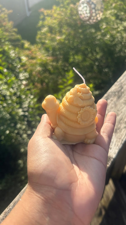 Honeycomb turtle candle 🐢🐝🍯🌻