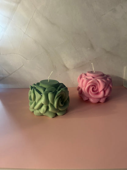 Rose candle