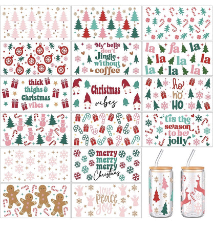 ❄️ Pink Winter Wonderland: Custom Tumbler Collection 🌸🎄