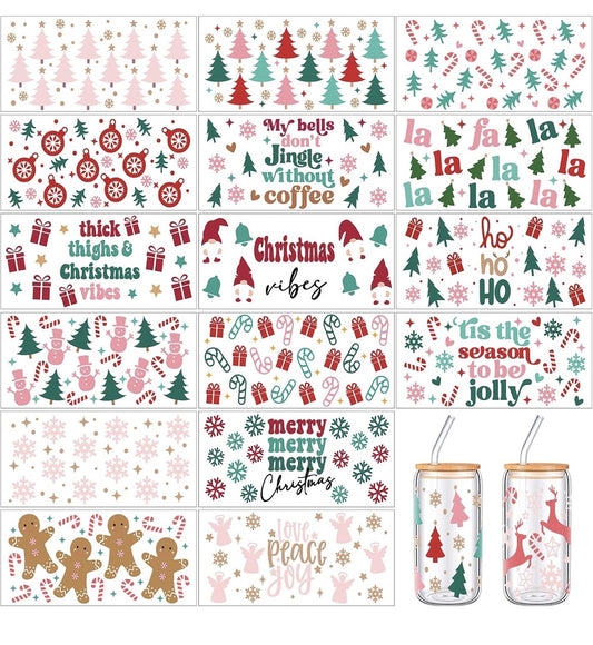 ❄️ Pink Winter Wonderland: Custom Tumbler Collection 🌸🎄