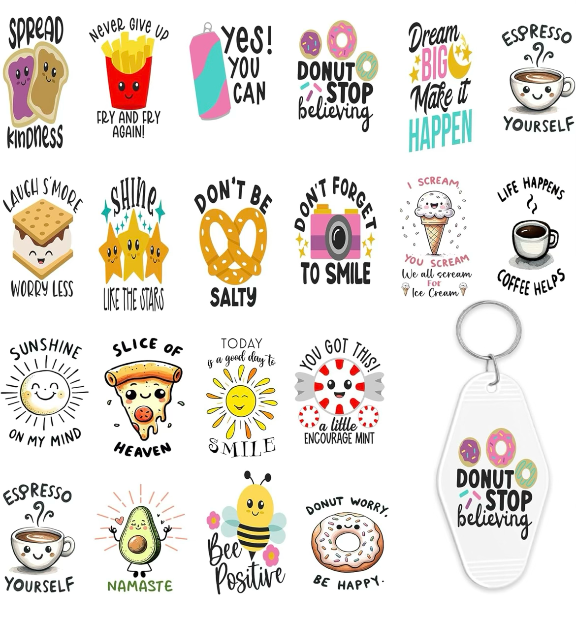 Kindness Keychain Designs ☺️💗✨