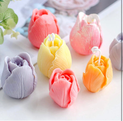 Tulip candle mold 🌷