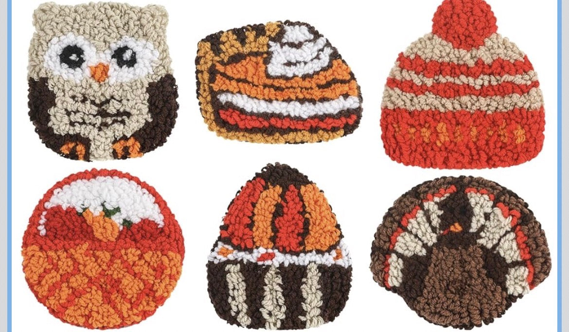 “Cute Thanksgiving Coaster” designs 🧡🍁🦃