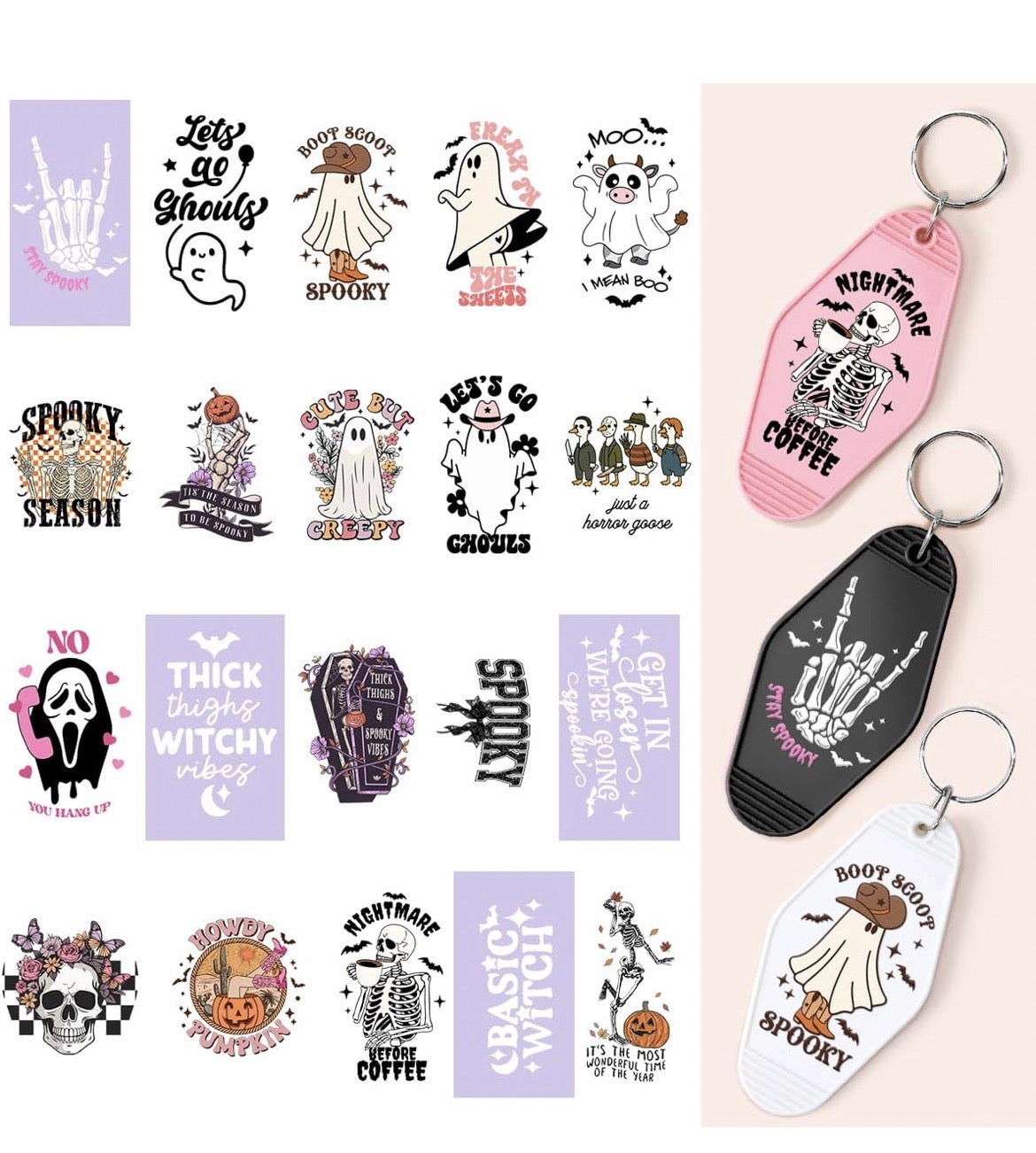 🩷 Spooky Girl Era Keychains 👻✨