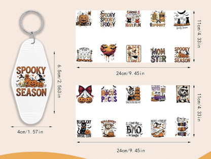 Spooky keychain designs 👻