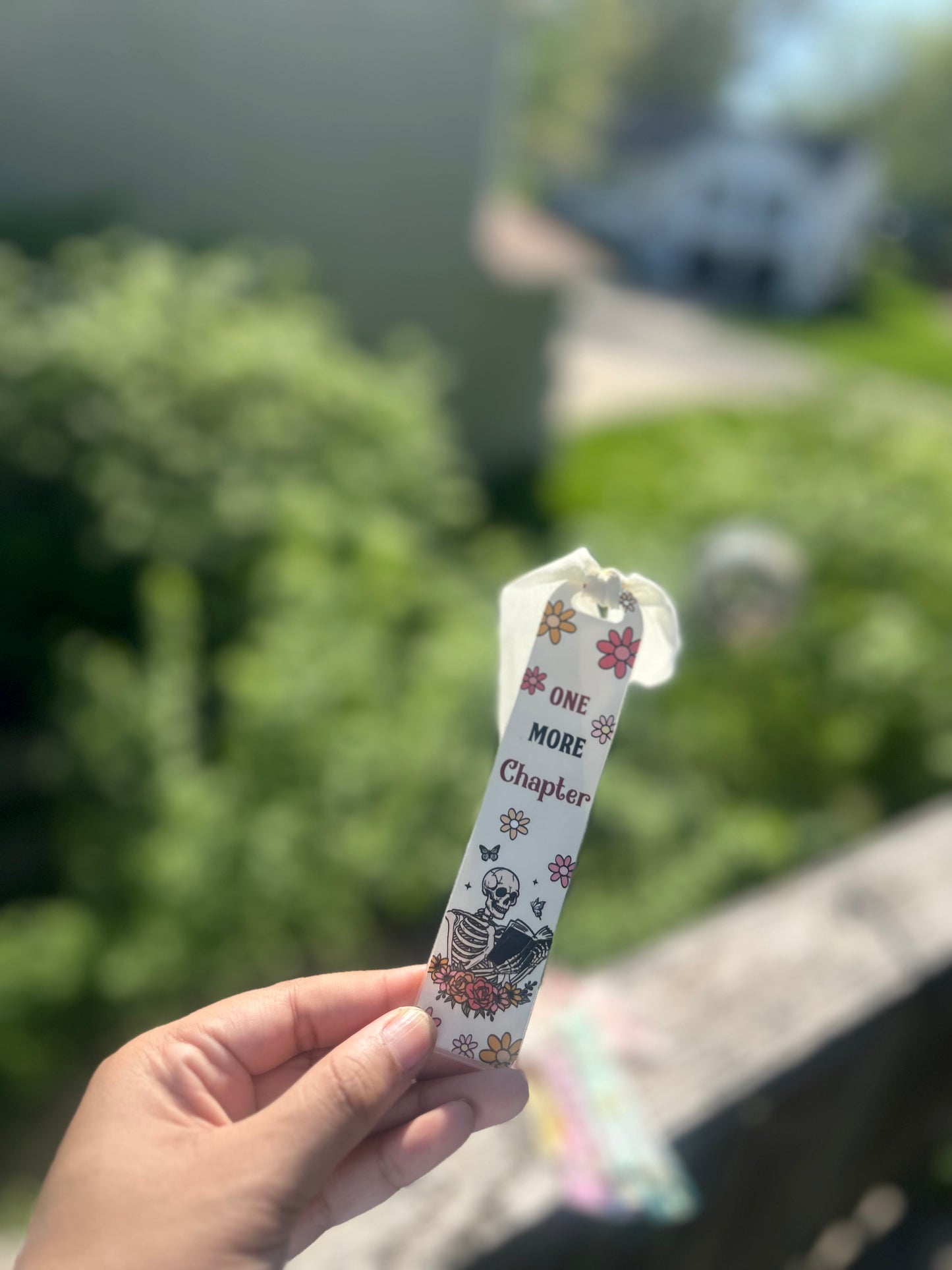 “One more chapter” bookmark ✨💀