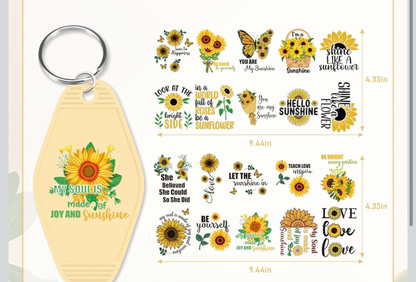 Sunflower Keychain Designs 🌻