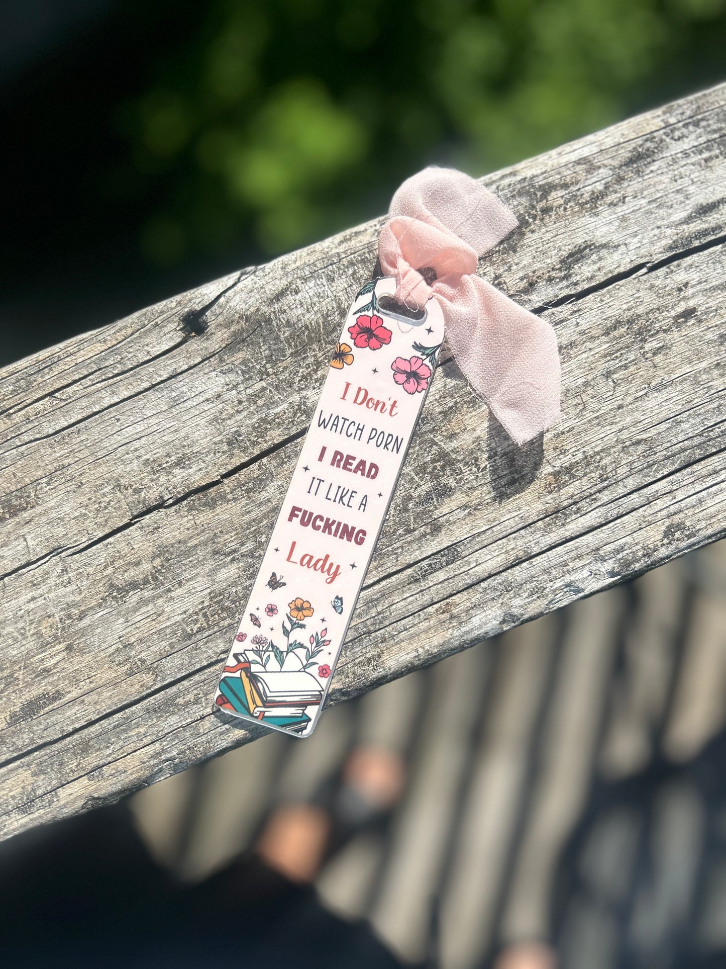 “I don’t watch” bookmark ✨