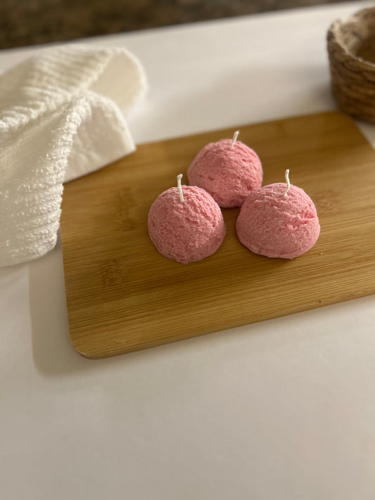 Ice Cream scoops candles 🍨