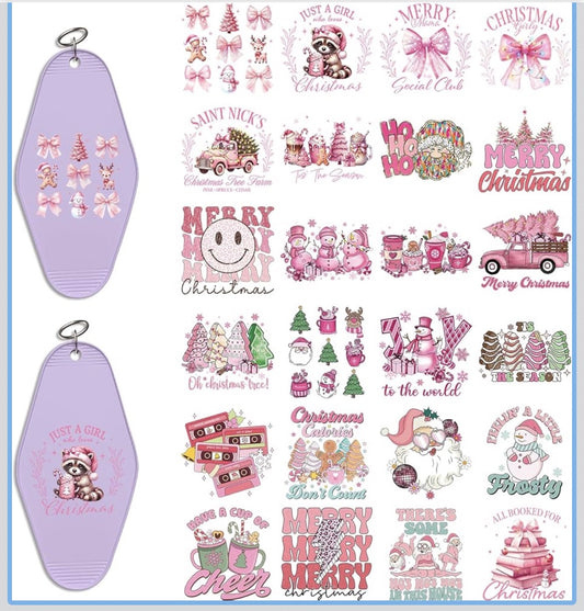 Very Merry Pink Christmas designs 🎀❄️🎄🦌