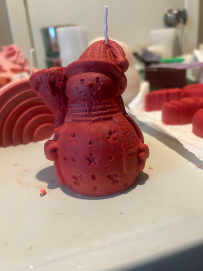 Snowman candle ☃️🕯️🤍✨