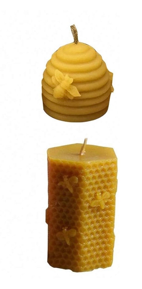 Beehive and Honeycomb Candle 🍯🐝
