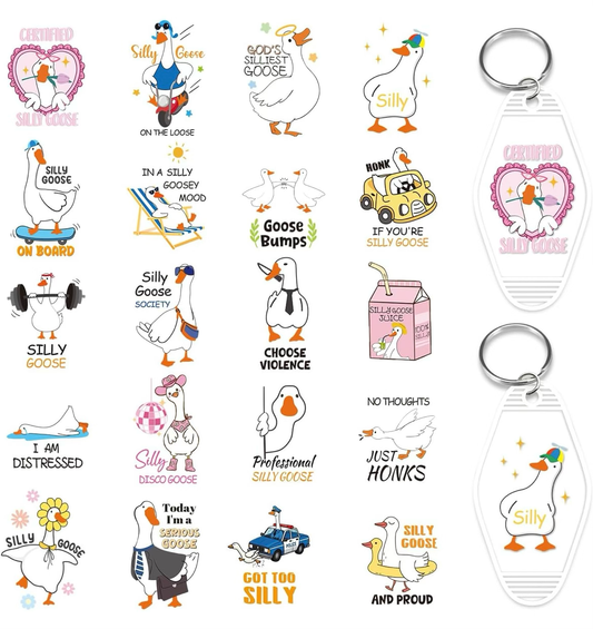 Silly Goose Keychain Design 🪿