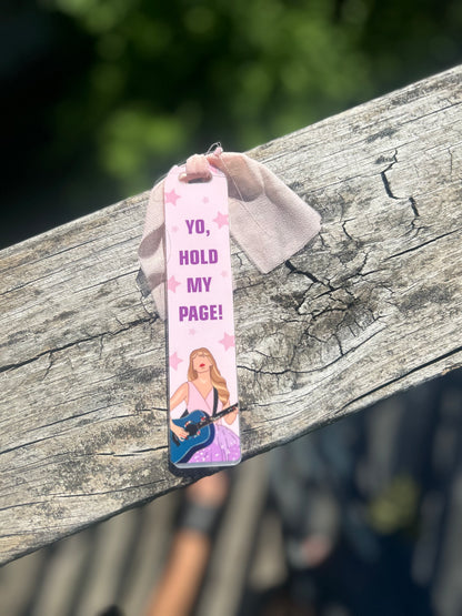 “Yo, hold my page!” bookmark ✨