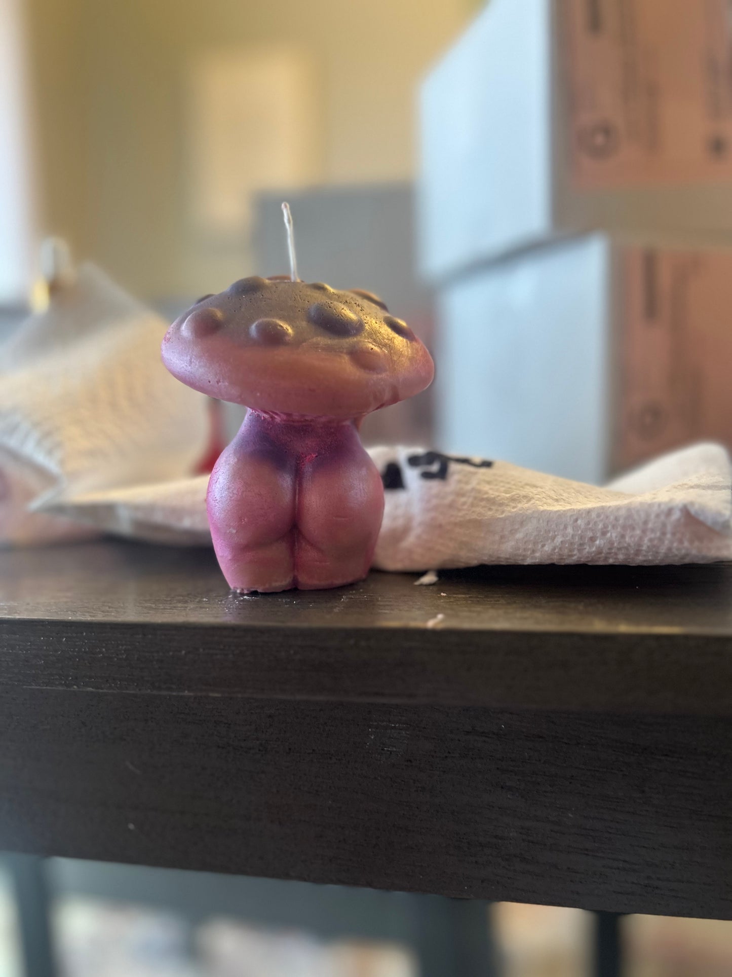 Mushroom Woman Body Candle 🍄🕯️