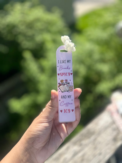 “I like my books spicy” bookmark 🥵