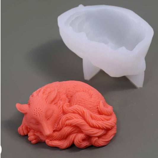 Sleeping Foxes Candle molds 🦊💤