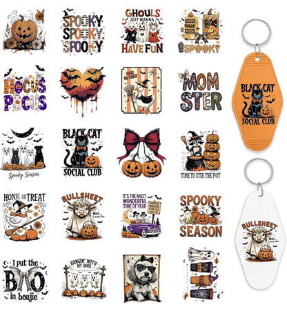 Spooky keychain designs 👻