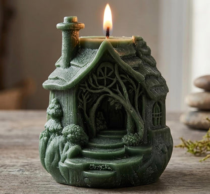 Forest cottage candle ✨🪵🕯️