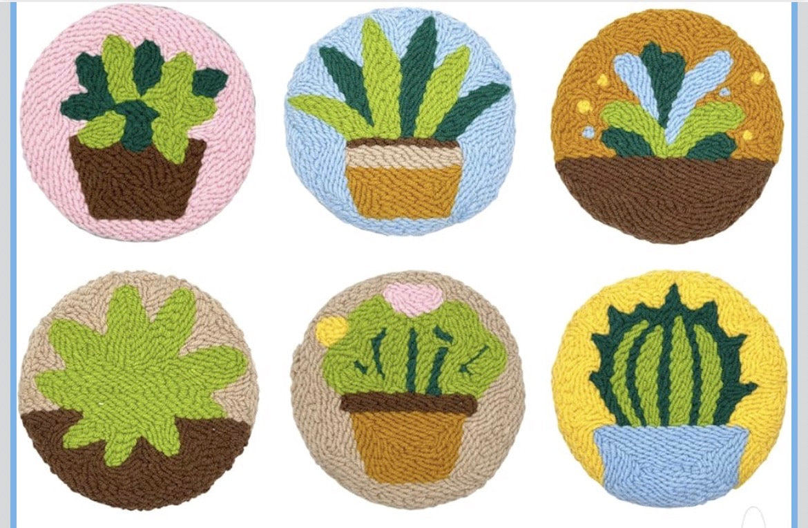 “Rooted in Cozy Coaster Set” designs 🪴