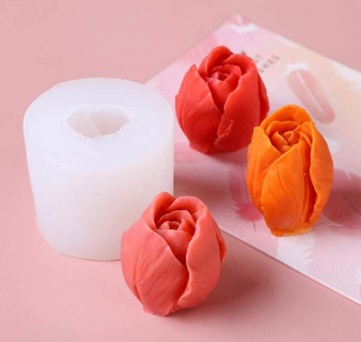 Tulip candle mold 🌷