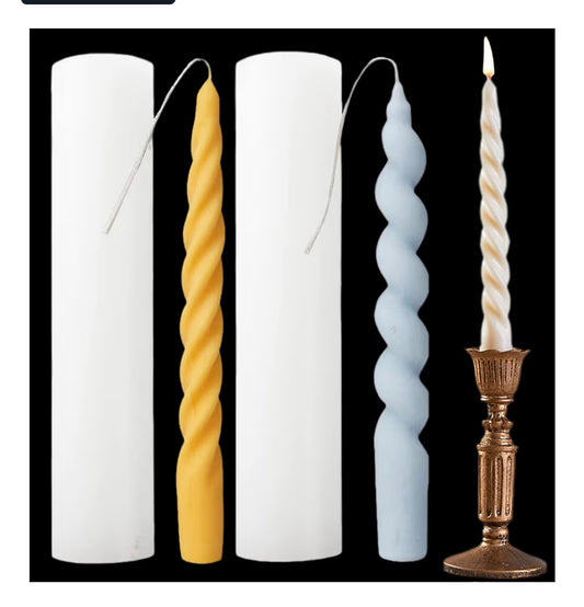 Twisted Taper Candles (2 pack) 🕯️