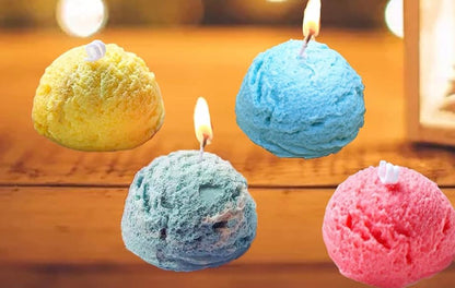 Ice Cream scoops candles 🍨
