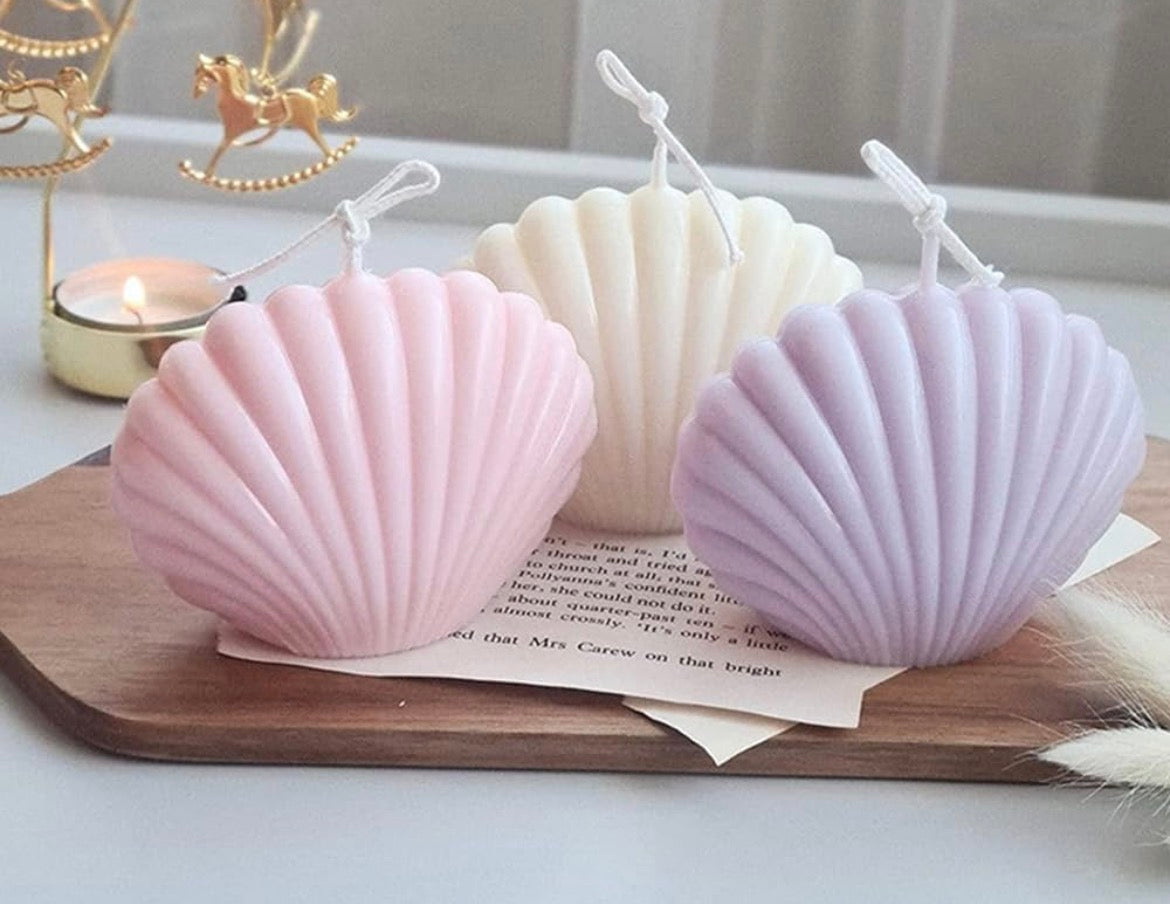 Large seashell candle 🐚
