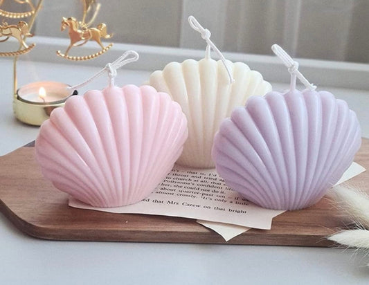 Large seashell candle 🐚