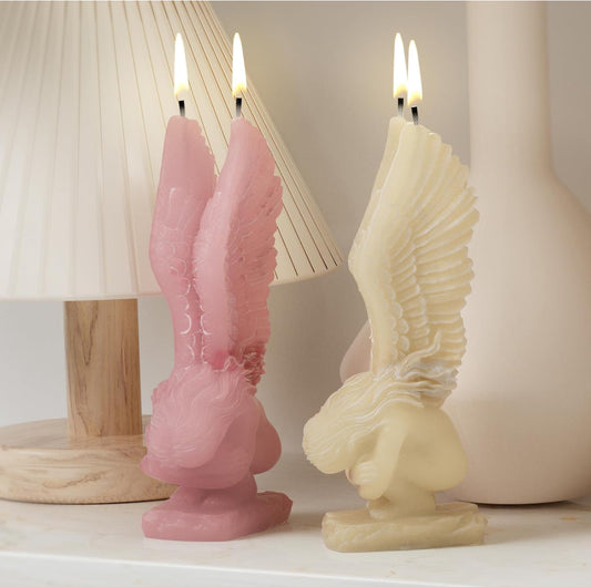 Tucked angel candle 🪽