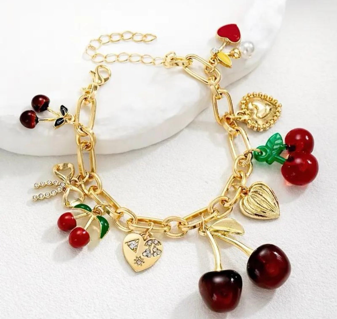 🍒 Cherry Kiss Bracelet