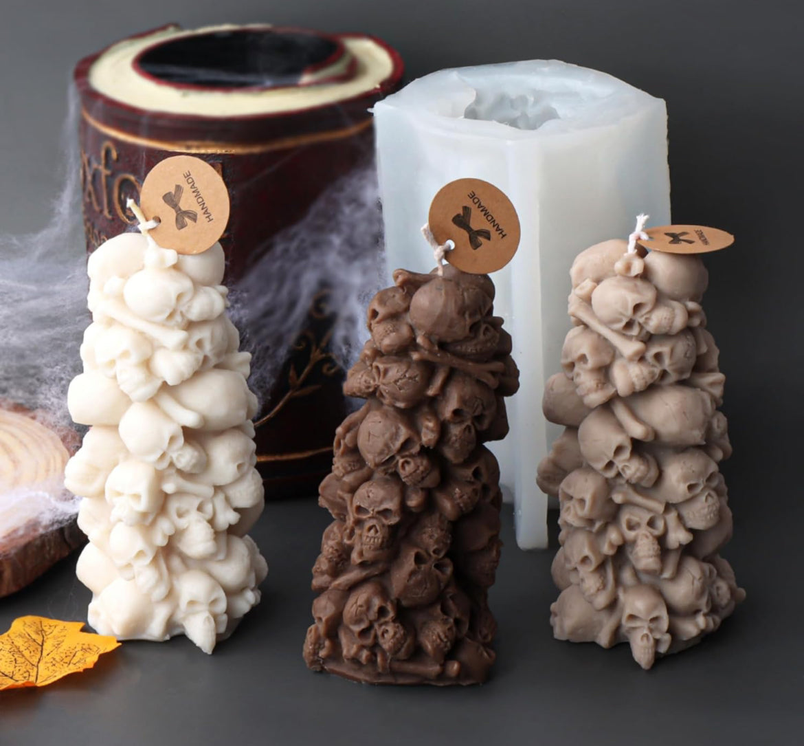 Skeleton Tower candle 🕯️💀