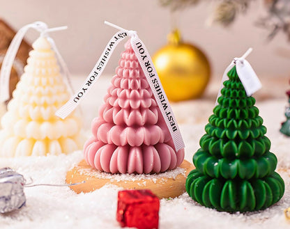 Origami Christmas Tree Candle 🎄🕯️