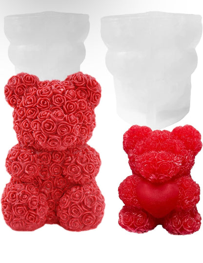 Heart & Rose Bear 🌹