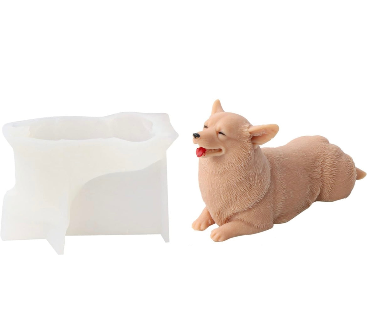 Smiling Corgi Candle 🐾