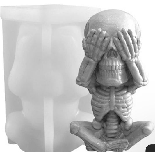 3D Skeleton (No Looking) Candle ✨🕯️