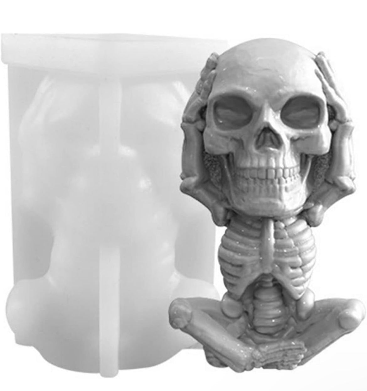 3D Skeleton (No hearing) Candle 🕯️✨