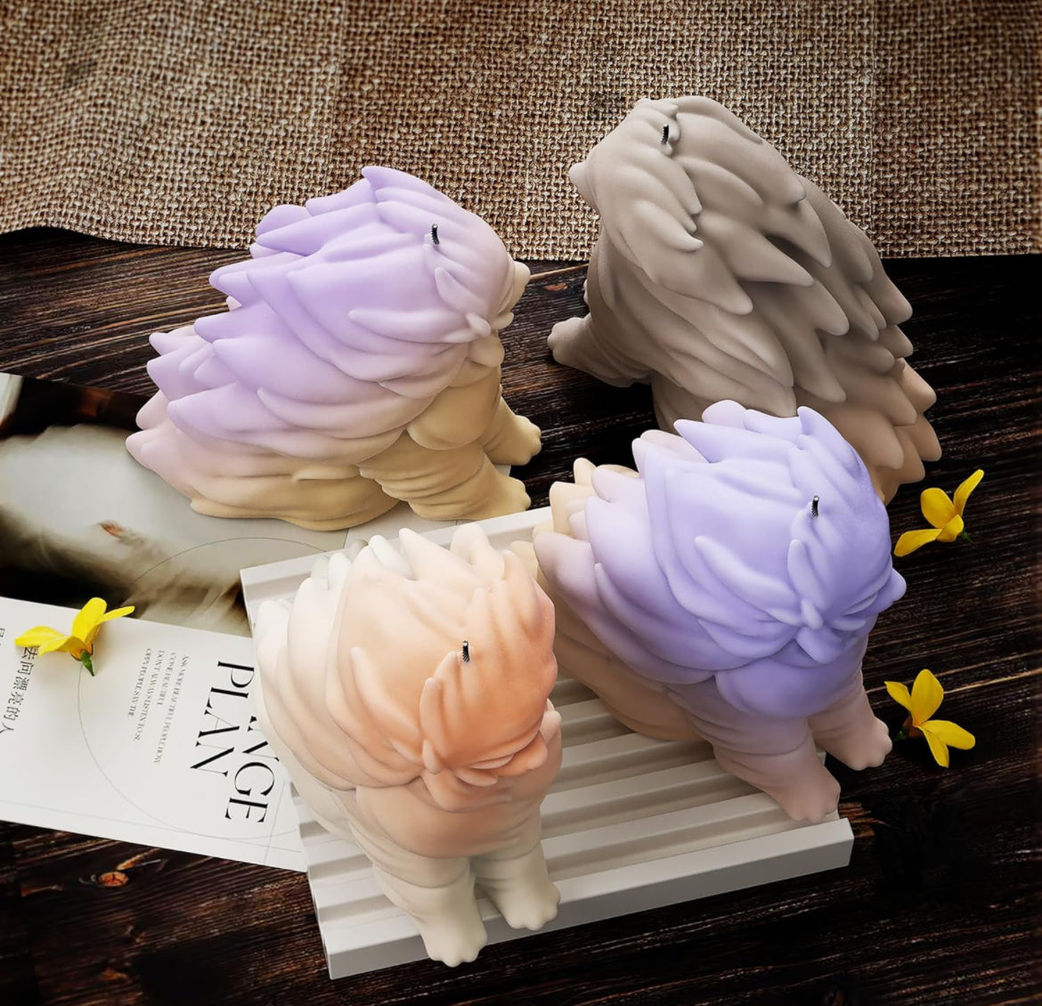Winded Shepherd Dog Candle 🐾