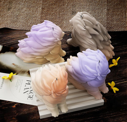 Winded Shepherd Dog Candle 🐾