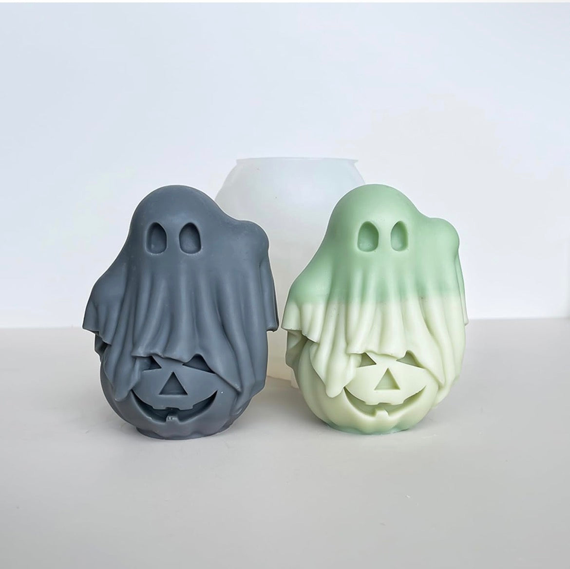 Ghost pumpkin candle 👻🎃🕯️
