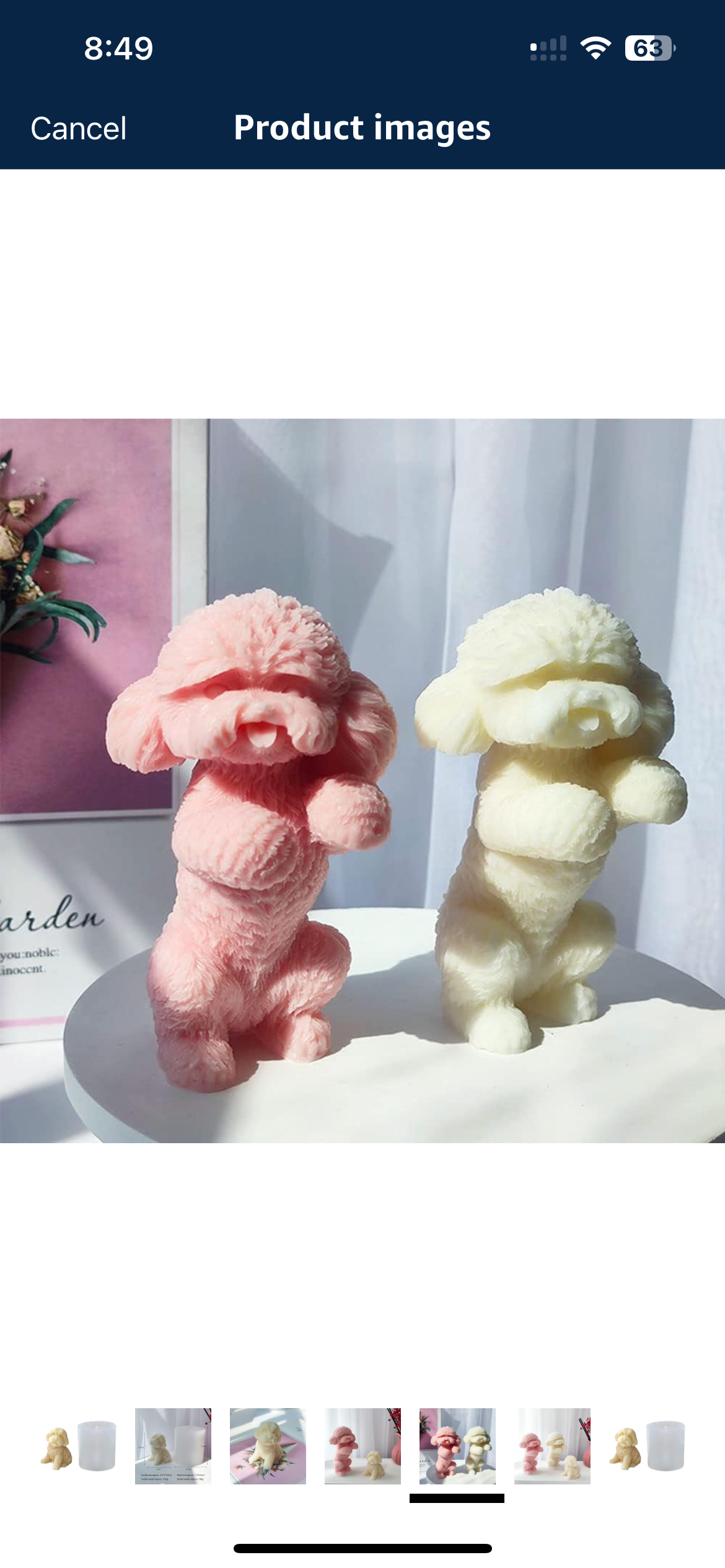 Standing Teddy Dog Candle 🐾